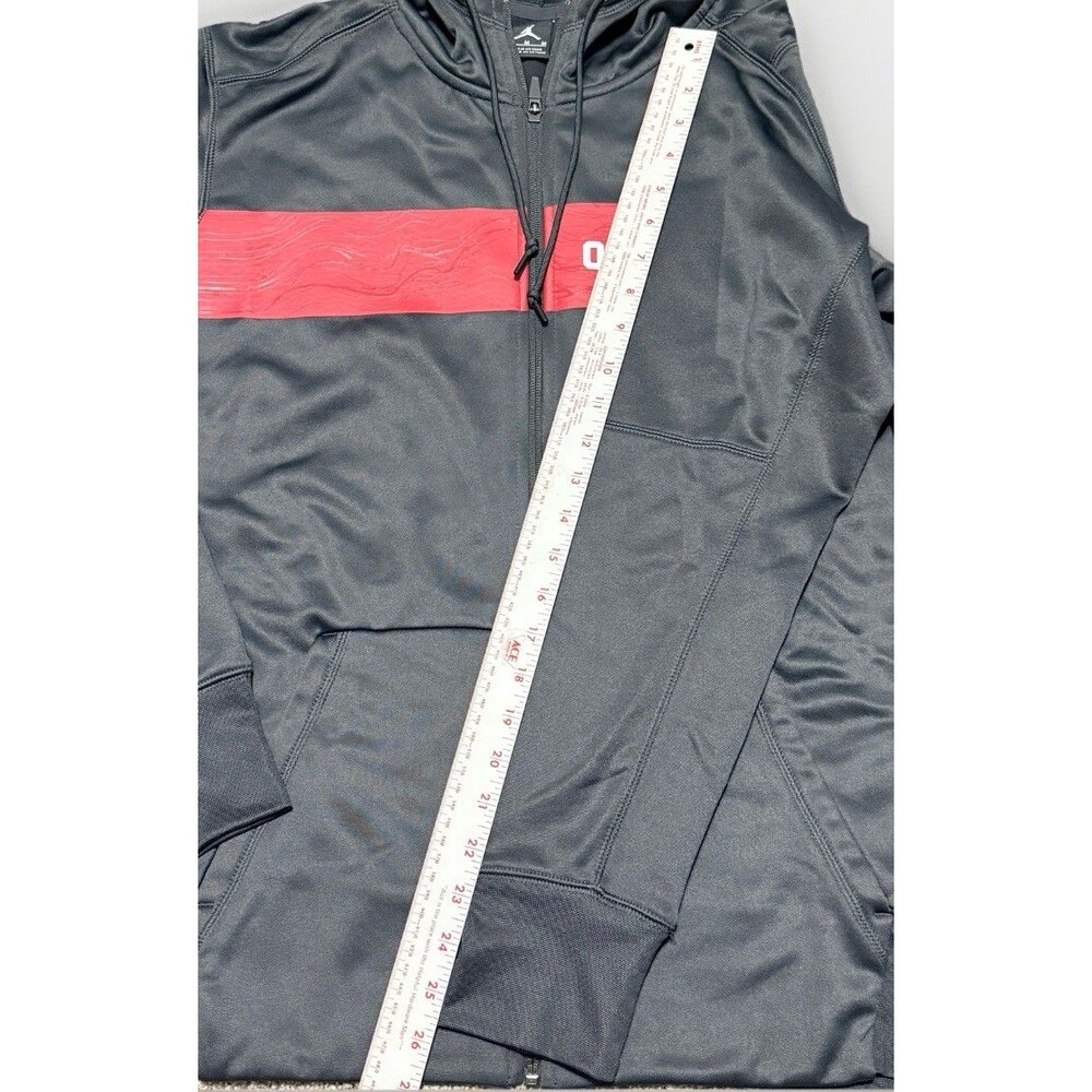 Michael Jordan Nike Oklahoma Sooners Men’s MED Black Full Zip Hoodie EUC - Picture 6 of 10